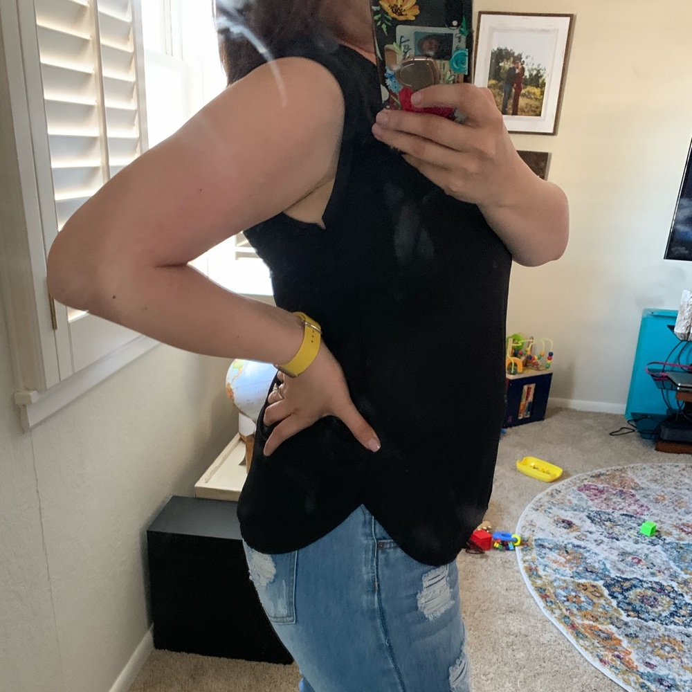 Little black blouse